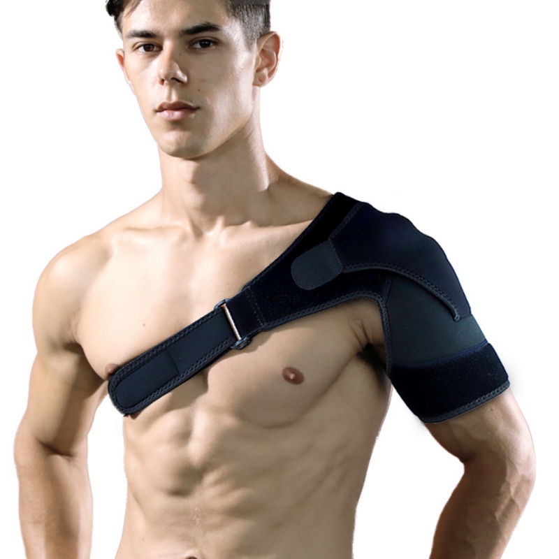 

Shoulder Brace For Chronic Pain Torn Rotator Cuff Brace Compression Sleeve Adjustable Shoulder Immobilizer Pain Relief, Blue