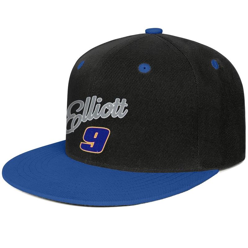 

Chase Elliott First Pick Unisex Flat Brim Baseball Cap Designer Hipster Trucker Hats It's A Thing 9 NASCAR #9 Jumbo Design, Blue;gray