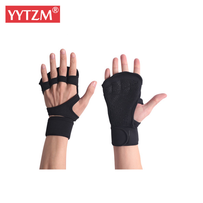 

Diving Cloth Exercise Gym Gloves For Protecting Palm Wrist Gel Silica Arthritis Skid Handguard Hand Compression Gloves, Black