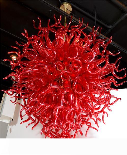 

Murano Glass Chandelier: Modern Red Crystal Decor for Weddings by China Factory