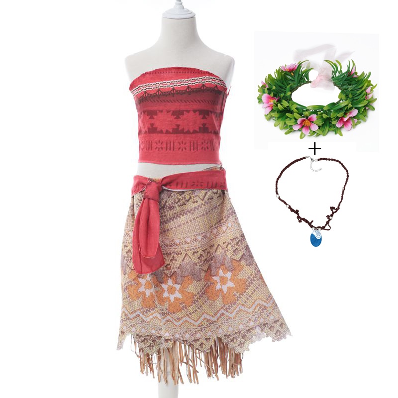 

VOGUEON Girls Princess Dresses Summer Girl Cosplay Costume Children Sleeveless Beach 2 Piece Set Kids Dress up Party, Dress only