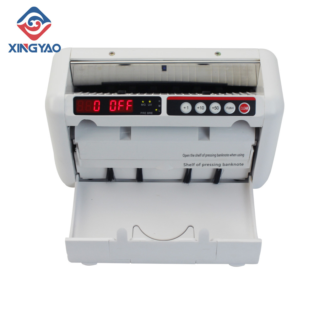 

K-1000 Portable Bill counter Fake money detector UV MG Mini Cash Counting Machine With Rechargeable Battery