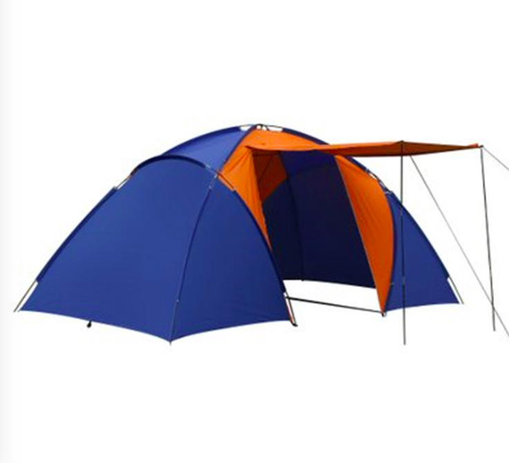 

Two-room one-room tent outdoor tent camping 3-4 people climbing beach