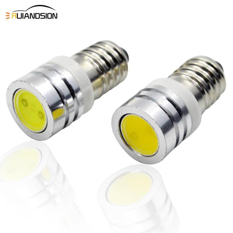 

2PCS COB 2W E10 led bulb E10 DC 3V 6V 12V Instrument bulb Indicator Old fashioned, As pic