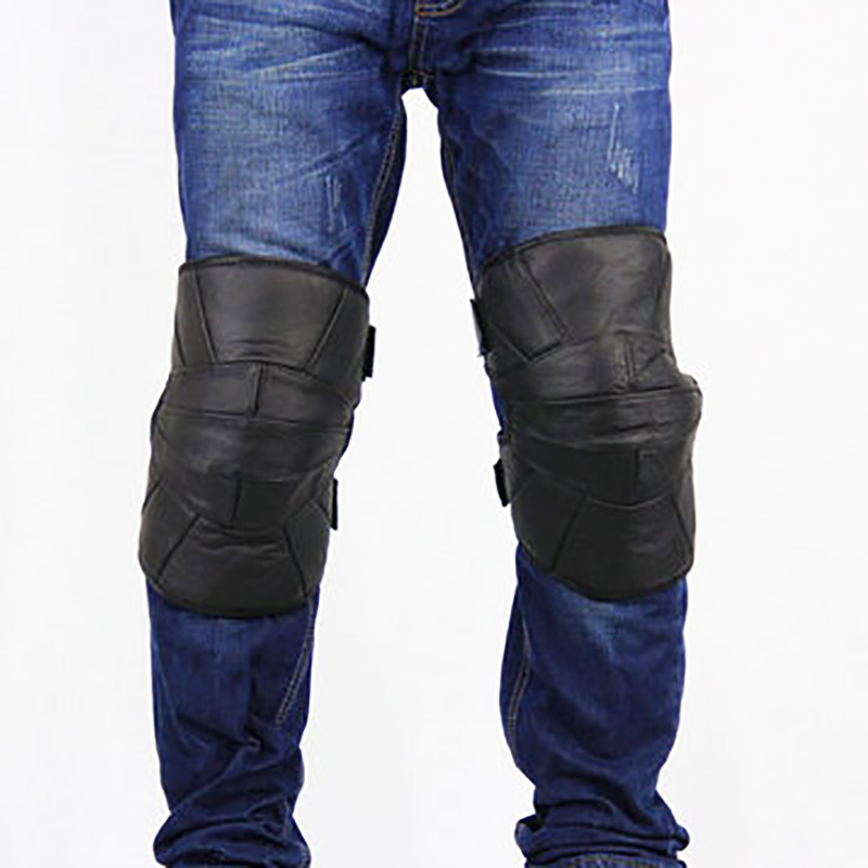 

Motorcycle Thickening Leather Kneepads Winter warm windproof Riding knee pads for Wrestling struggle skating skiing skateboard