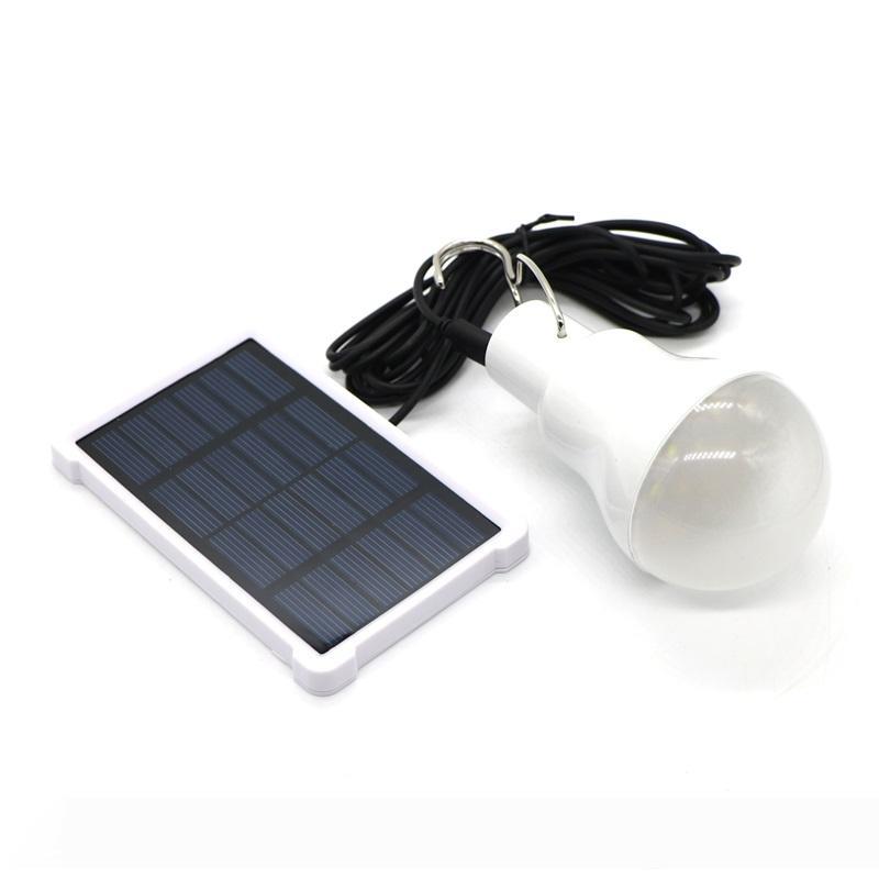 

Edison2011 140LM Solar Lamp Portable Solar Panel Bulb Led Bulb Outdoor Garden Solar Light led Lighting for Camp Night Travel Used
