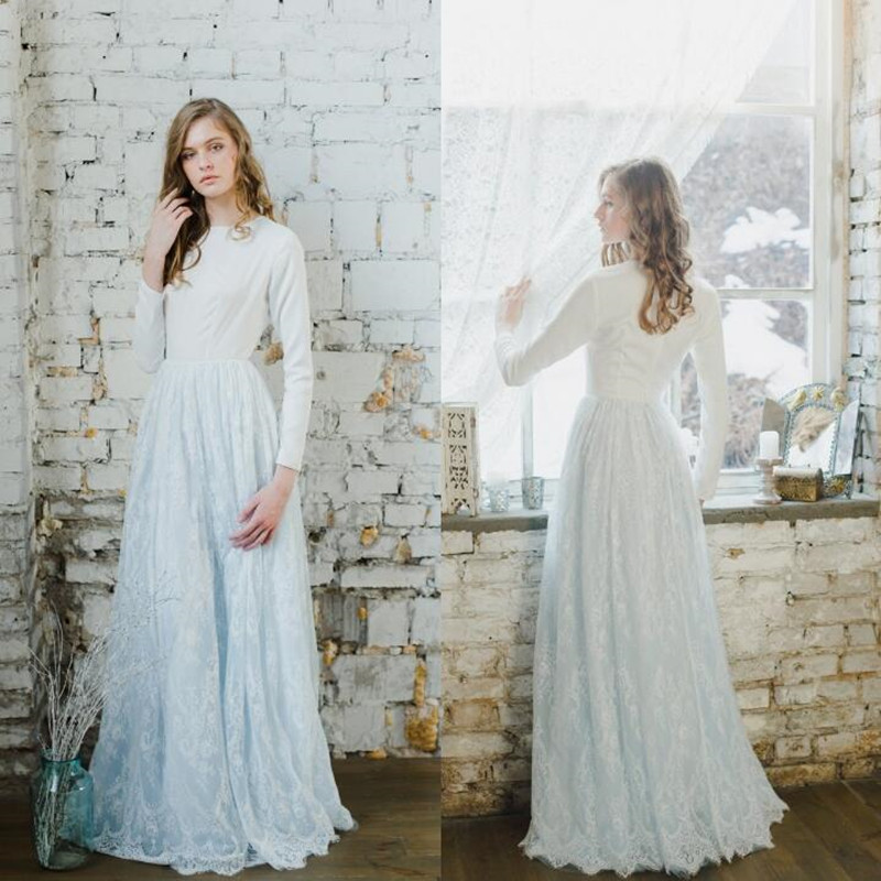 

2021 A-Line Wedding Dresses Jewel Long Sleeves Appliques Lace Bridal Gowns Custom Made Sweep Train Plus Size Wedding Dress robes de mariée, Black