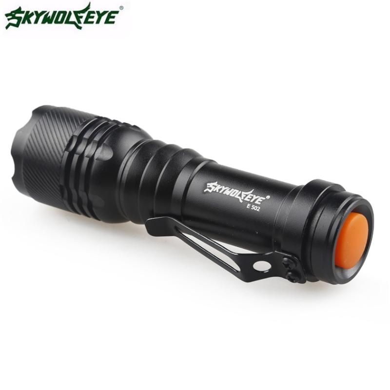 

High Quality skywolfeye 2000LM Q5 /14500 3 Modes ZOOMABLE LED Torch Super Bright