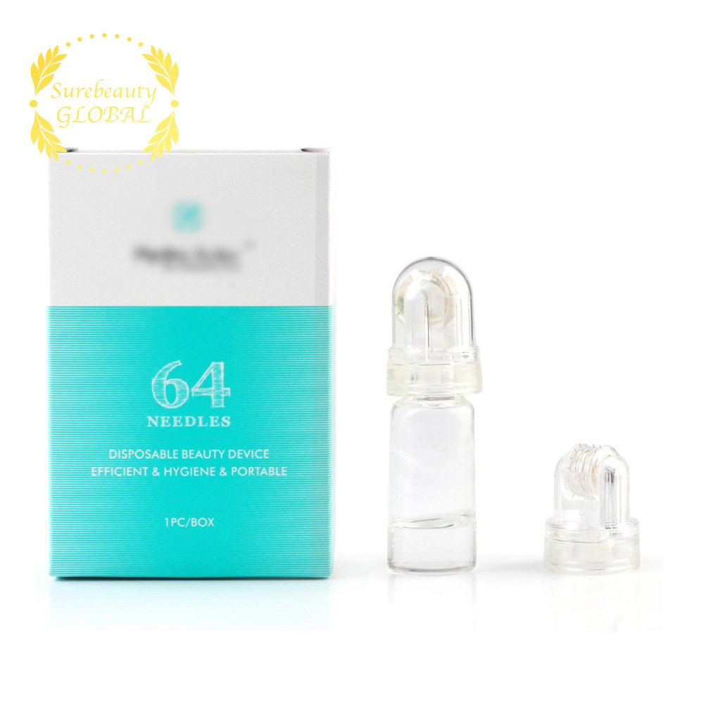 Hyda Roller 64 Needles Derma Rollering Skin Care Skinning Rejuvenation 0.25mm 0.5mm 1.0mm Microneedle WA002-image-561086410