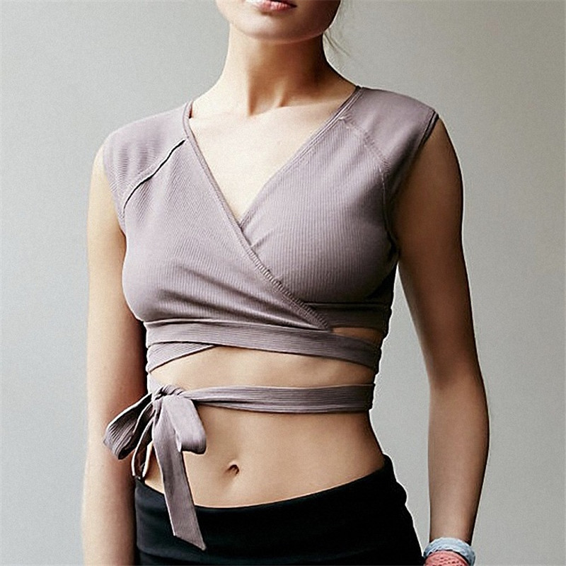 

Ladies Yoga Top Sleeveless Sexy T-shirt Gym Sports Bra Solid Vest Quick-drying Fitness Workout Running Sportswear Yoga Shirt, Pink