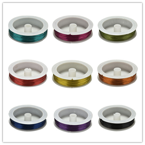 40m Iron Craft Wire 0.5mm Spool Soft DIY String Jewelry Craft Metal Cable EC