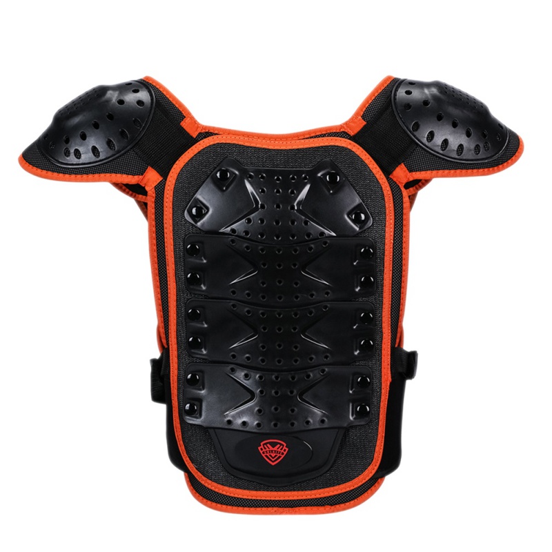 

New Designed Children Reflective High Intensity Back&Chest Protector Shockproof Breathable Detachable Changable Protective vest, Black