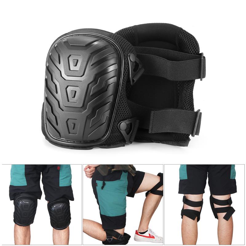 

2pcs EVA Garden Knee Pads Work Safety Knee Protectors for Outdoor Garden Workers Builder Durable Comfortable Protector Pads, Black