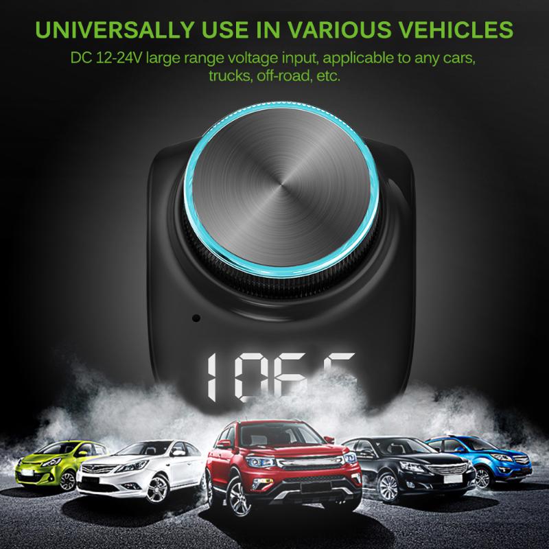 

TiOODRE Fm Double USB Charger Car Mp3 Player Hands free LCD Screen Car Adapter Transmitter Modulator Wireless Bluetooth 5.0 AUX