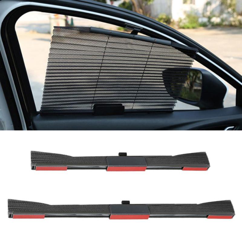 

Car Curtain Retractable Breathable Automobile Auto Side Window Blinds Sunshade Cover Summer Sun UV Curtain For Car
