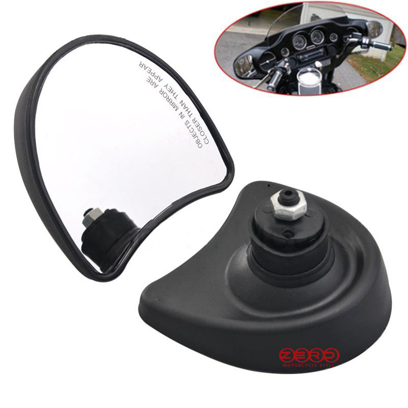 

Motorcycle Accessories Moto Parts Motorcycle Rearview Mirrors Black Plating Side View Mirror For Touring 1996-2013 Year