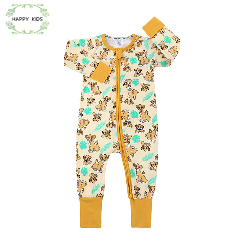 

Newborn Baby Boys Girls Casual cartoon Romper thin spring Long Sleeve Casual Cotton Jumpsuit Autumn Clothes Outfits DLY507, Style 5