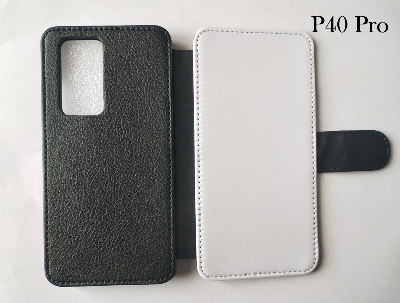 

PU Leather case for Huawei P8 P9 P10 P20 P30 Lite pro/ Mate 10 20 lite Sublimation heat press case blan print polyester cloth 100pcs can mix, Black