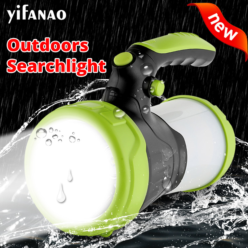

6000mAH LED Camping Light 100W USB Rechargeable Dimmable Spotlight Work Light Waterproof Searchlight Emergency Torch
