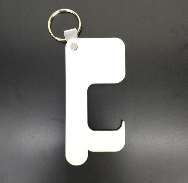 

20pcs Keychain Double Sided Sublimation Blank Wooden MDF Key chain heat press print for bag part, Black