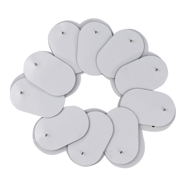 

10pcs reusable 3.5mm plug gel tens electrode pads for electric massager acupuncture pulse ems nerve muscle stimulator massage