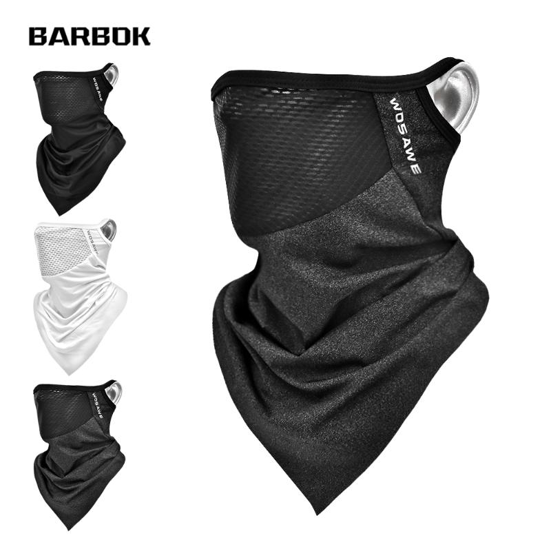 

WOSAWE Ice Silk Sports Triangle Scarf Hiking Camping Hunting Running Army Bicycle Tactical Neck Cover Gaiter, White