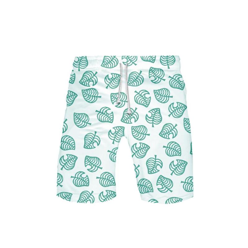 

LUCKYFRIDAY Harajuku animal crossing summer Women Pullovers Tops Leopard Print T-SHIRT Winter Lady Hem Beach Shorts 2020, Blue