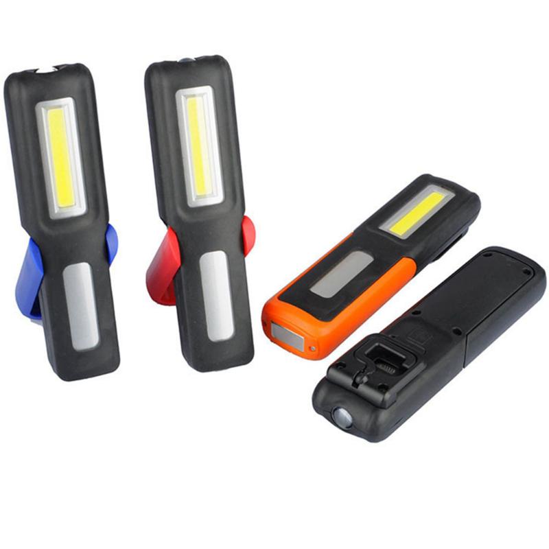 

3W RECHARGEABLE LED WORK LIGHT TORCH COB MAGNETIC BASE INSPECTION LAMP