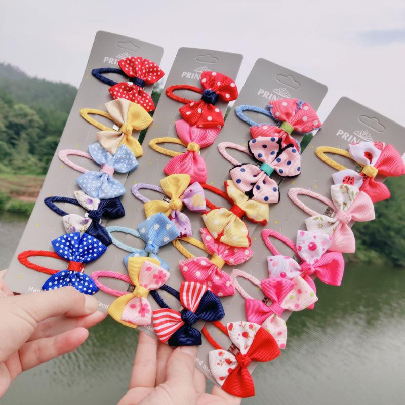 

baby Ribbon Flower Hairpins Kids Hair Clips for girls Pin Barrettes Accessories Children Hair Ornament Hairclip Headdress, 24