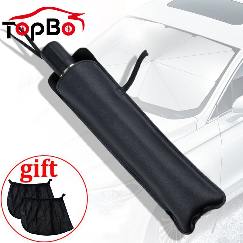 

New Auto Umbrella Parasol Car Sun Shade Cover Windscreen Parasol Front Window Sunshade Covers Umbrella UV Protector Cover