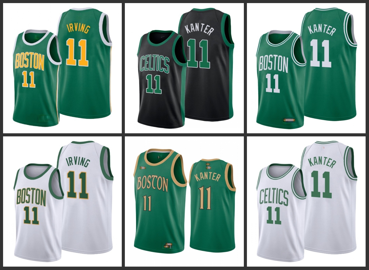 

Boston Celtics Kyrie Irving Men City Basketball Jersey, Black