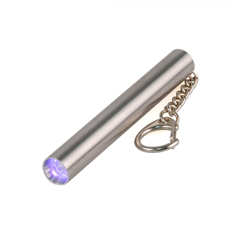 

Topcom 365nm 395nm UV Light Mini Pocket UV Key Ring Torch Mini Keychain Ultraviolet Money Detector