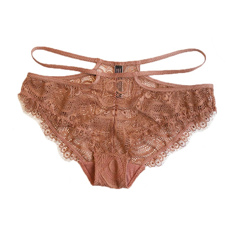

2020Lace underpants, female bandage, transparent middle and low waisted girl's briefs, student, See chart