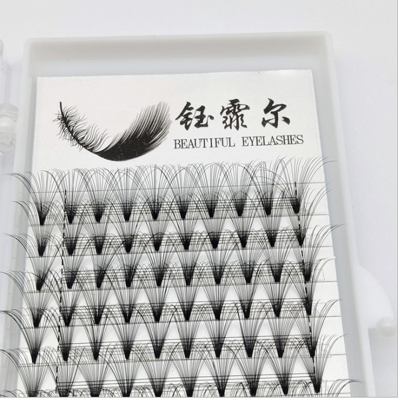 

Natural 20P 0.07C/D 8-15mm Individual Eyelash Extensions Of Russian Volume And Premade Fans Eyelashes For Salon