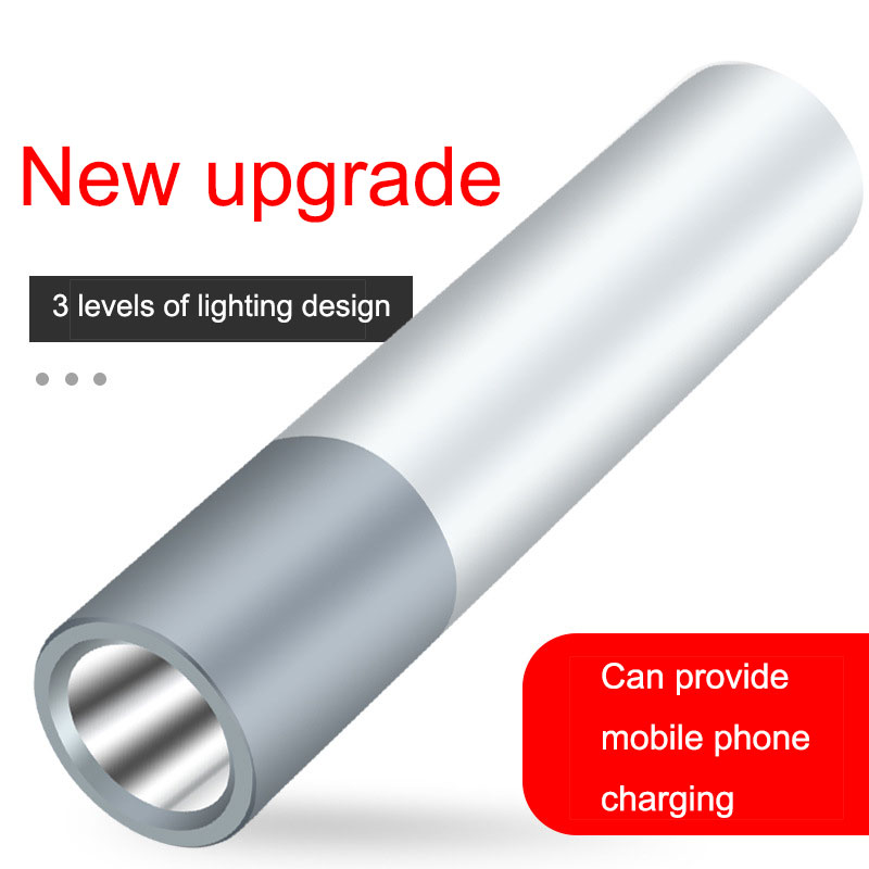 

USB Recharge Mini LED Multifunction Zoom Glare 1800mA Provide Mobile Phone Charging