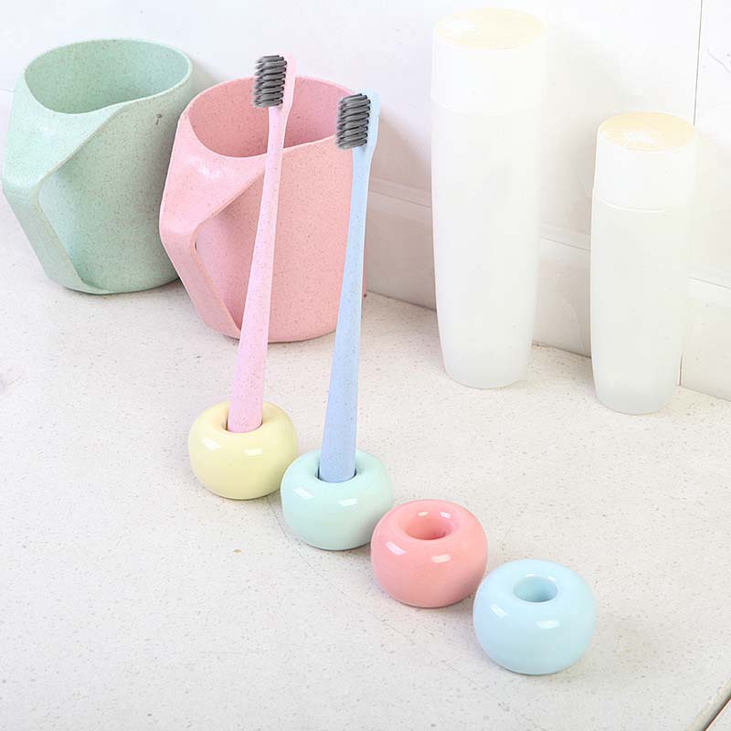 

Toothbrush Holder Personality Simple Ceramic Toothbrush Holder Couple Non-slip Environmental Protection Toothbrush Holder WCW959