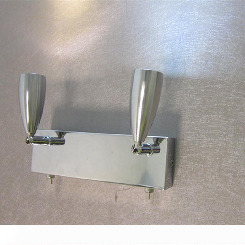 

Topoch Modern Wall Light for Home Hotel Retrofit 3W CREE LED Chrome Finish Double Lights Working Respectively Position Adjustable