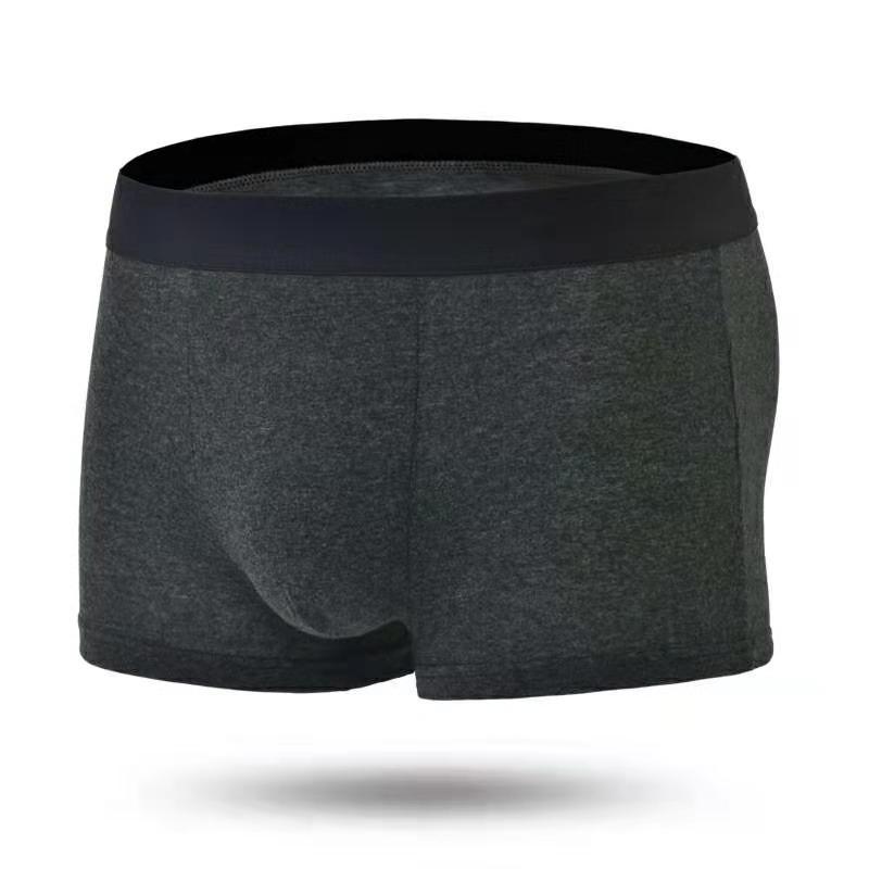 

Men's Underwear Boxers Man Breathable Comfortable Soft Panties Solid Shorts Underpants Asian Plus Size -3XL New Arrivals Male High Quality, Black