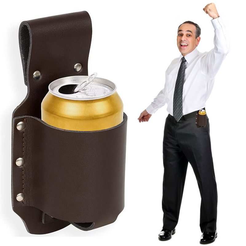 

Outdoor Climbing Hiking Holster Portable Bottle Waist Beer Belt Bag Handy Wine Bottles Beverage Can Holder Kitchen Storage