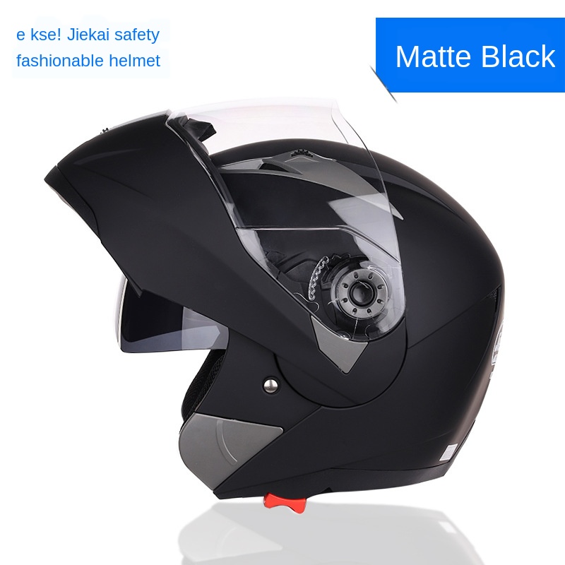 

Motorcycle Helmet Full Helmet Full Cover Double Lens Men and Women Electric Car Locomotive, As pic