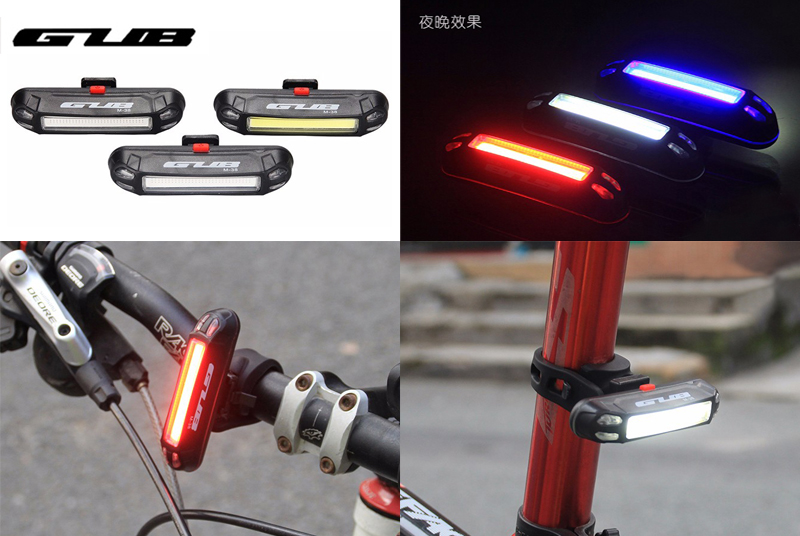 

GUB M-38 Bicycle Taillight Lamp LED Cycling Bike Tail Light Bike Seatpost Back Rear Light for Safty Warning 3 Colors