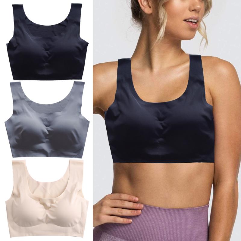 

Sports Bra Crop Top Fitness Women Sportswear Feminine Sport Top Bras For Fitness Gym Female Underwear Running Push Up Lingerie, Black