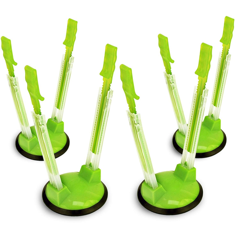 

HOT-Loose Rack Bag/Plastic Freezer Bag Holder,Dining Rack Preparation Bag Holder,4 Packs