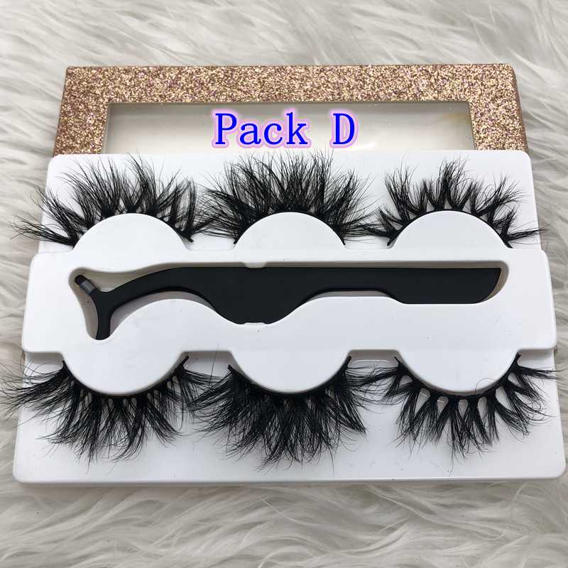 

Mikiwi 3Pairs with tweezers 3d Mink Eyelashes Thick Full Strip 3D Mink Lashes Makeup Dramatic Lashes 3 Pack 5D