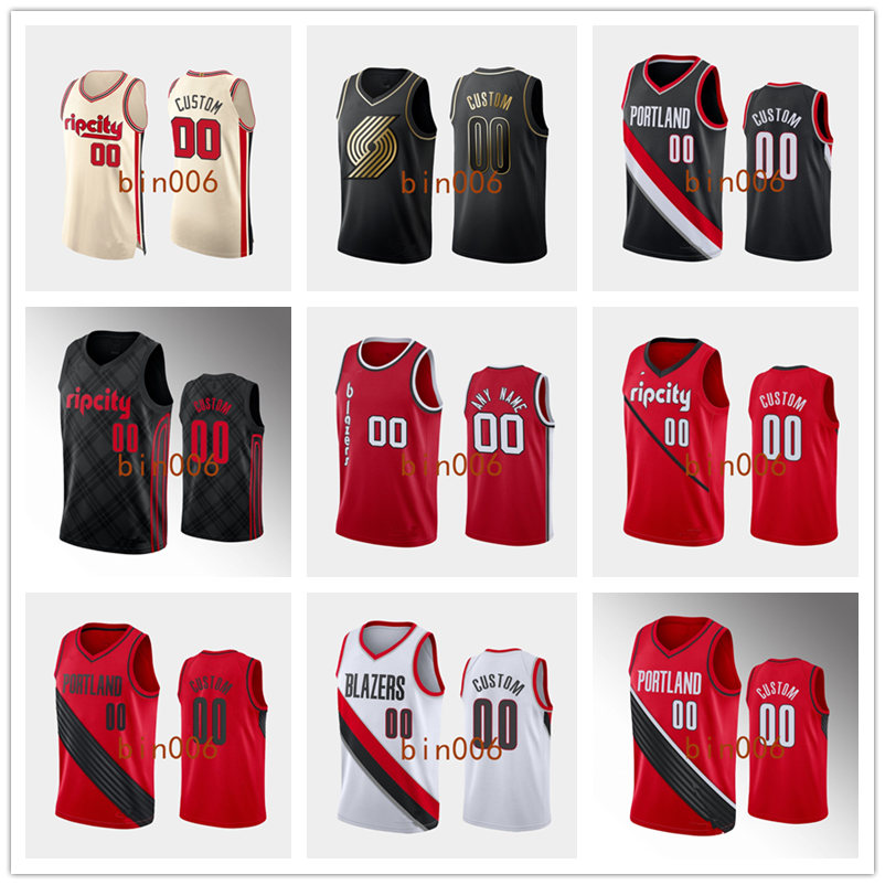 

Custom Portland''Trail Blazers''Men Women Kid 100% embroidery city Statement Icon basketball jersey S-6XL, 10