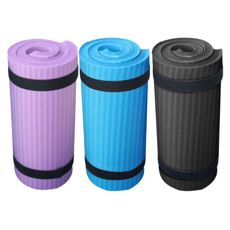 

Exerciser Equipments Gym Training NBR Sports Knee Elbow Pad Outdoor Fitness Exercise Training Pilates Yoga Mat 60 X 25 X 1.5cm, Black