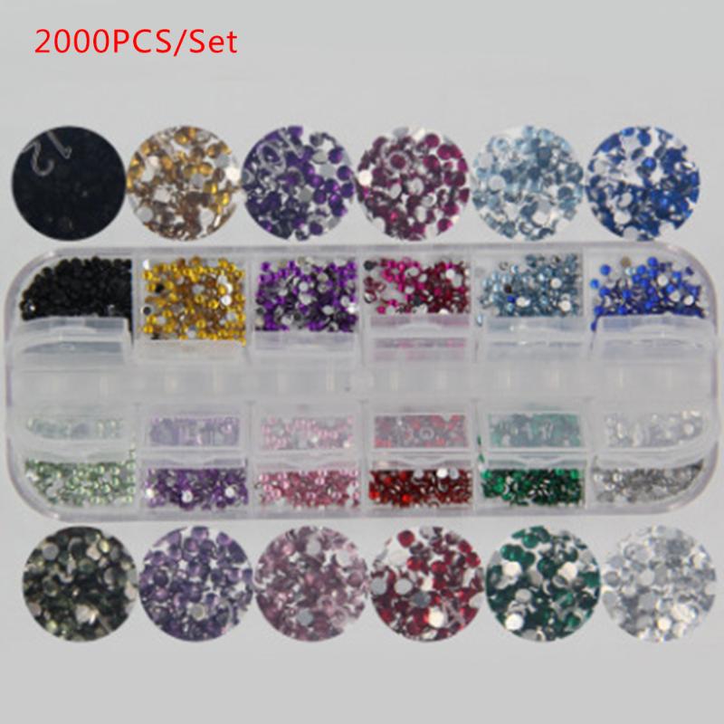 

1500/2000PCS Rhinestone 5D Diamond Painting Crystals Set Tool Embroidery Accessories DIY For Diamond Painting
