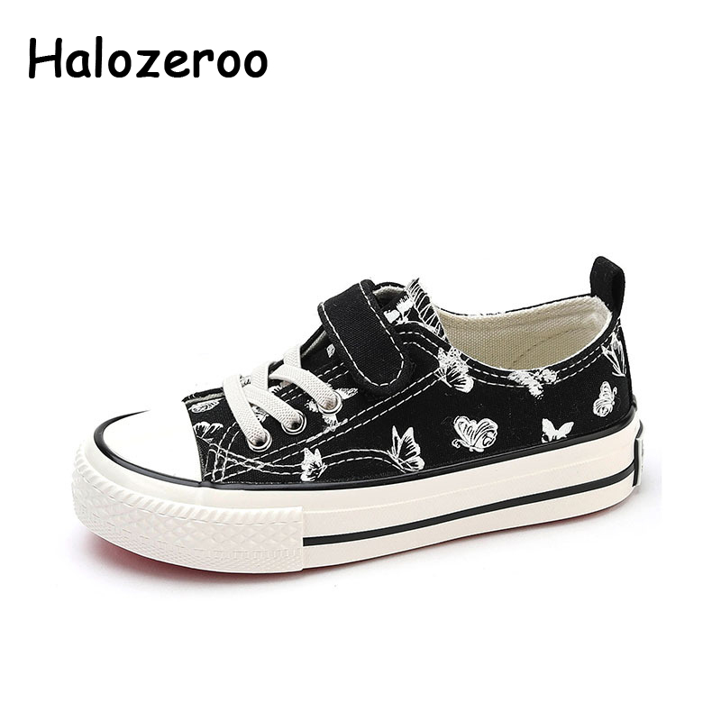 

Autumn Kids Casual Sneakers Baby Girls Light Canvas Shoes Children Black Sport Sneakers Toddler Girls Brand Trainers