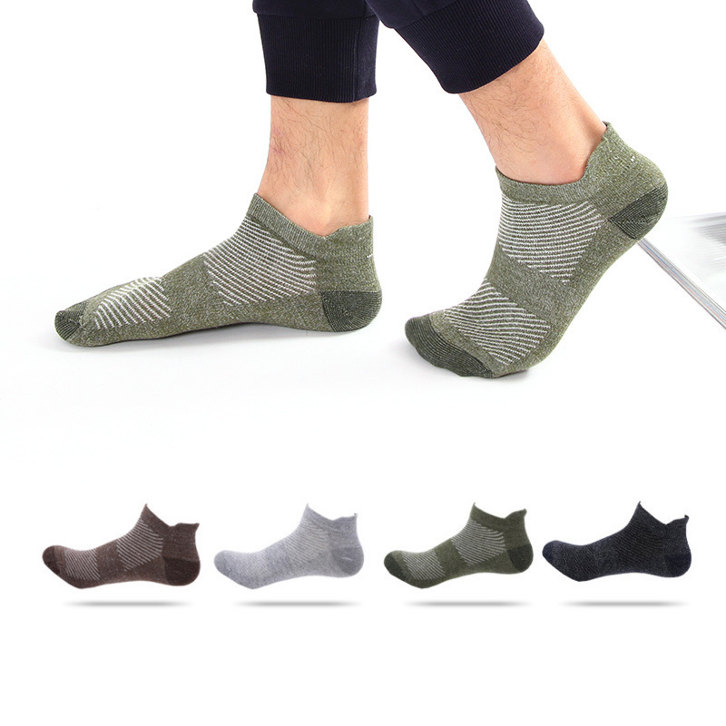 

10 pairs Summer Men Ankle socks mesh Thin Cotton Blend Socks Soft Running Sports Breathable Outdoor Sock 2020 New Brand, 10 dark gray