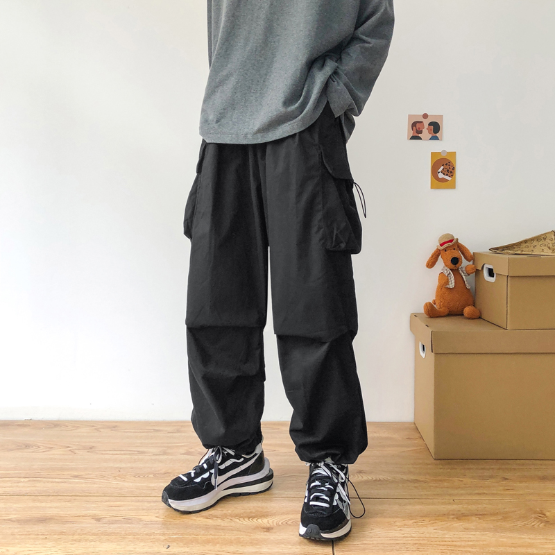 

Baggy Cotton Linen Harem Pants Men Hip hop Plus Size Wide Leg Trousers Casual Loose Vintage Long Pants Pantalon Hombre 2020, Gray